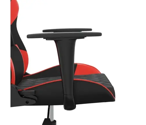 Datorspēļu Krēsls, Melna Un Sarkana Mākslīgā Āda Vidaxl