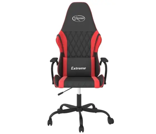 Datorspēļu Krēsls, Melna Un Sarkana Mākslīgā Āda Vidaxl