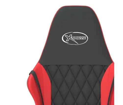 Datorspēļu Krēsls, Melna Un Sarkana Mākslīgā Āda Vidaxl