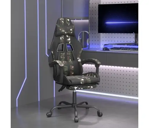 Mänguritool Jalatoega, Must Ja Kamuflaaž, Kunstnahk