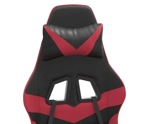 Datorspēļu Krēsls, Melna Un Vīnsarkana Mākslīgā Āda Vidaxl