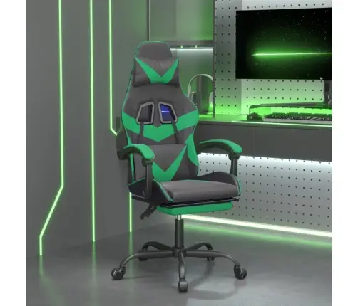 Mänguritool Jalatoega, Must Ja Roheline, Kunstnahk