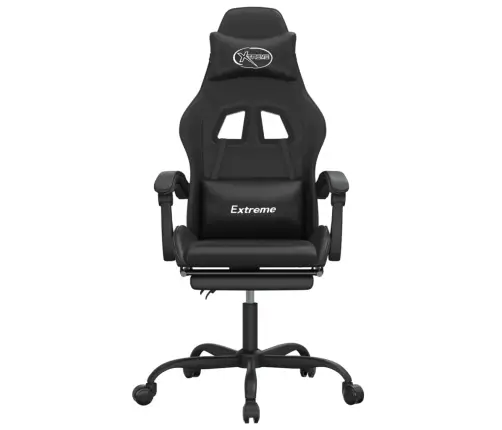 Mänguritool Jalatoega Must, Kunstnahk