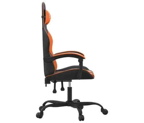Datorspēļu Krēsls, Melna Un Oranža Mākslīgā Āda Vidaxl