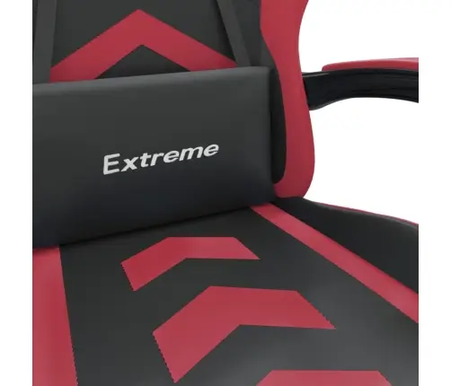 Mänguritool Jalatoega, Must Ja Veinipunane, Kunstnahk