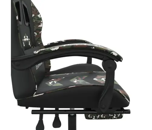 Mänguritool Jalatoega, Must Ja Kamuflaaž, Kunstnahk