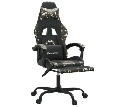 Mänguritool Jalatoega, Must Ja Kamuflaaž, Kunstnahk