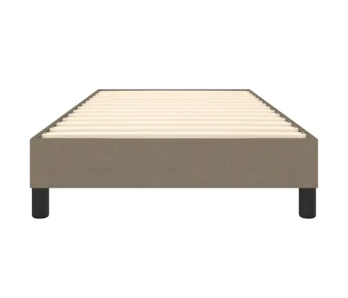 Gultas Rāmis Bez Matrača, Pelēkbrūns, 90X200Cm Audums Vidaxl Gultas Rāmis Bez Matrača, Pelēkbrūns, 90X200Cm Audums Vidaxl