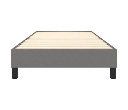 Gultas Rāmis Bez Matrača, Tumši Pelēks, 100X200 Cm, Audums Vidaxl