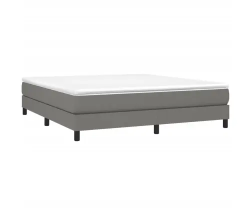 Lovos Rėmas Su Spyruoklėmis, Tamsiai Pilkas, 160X200cm Audinys