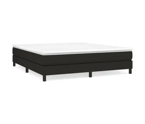 Gulta Bez Matrača, Melns, 160X200 Cm, Audums Vidaxl