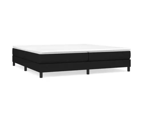 Gulta Bez Matrača, Melns, 200X200 Cm, Audums Vidaxl