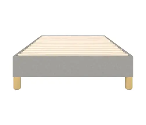 Gultas Rāmis Bez Matrača, Gaiši Pelēks, 80X200 Cm, Audums Vidaxl