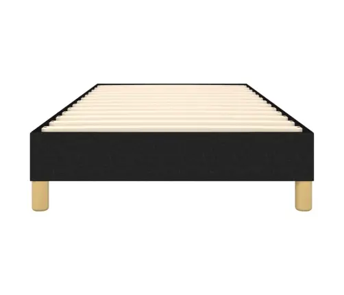 Gultas Rāmis Bez Matrača, Melns, 80X200Cm Audums Vidaxl