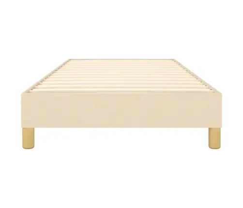 Lovos Rėmas Su Spyruoklėmis, Kreminės Spalvos, 80X200 cm Audinys