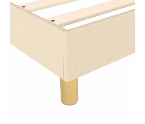 Lovos Rėmas Su Spyruoklėmis, Kreminės Spalvos, 80X200 cm Audinys
