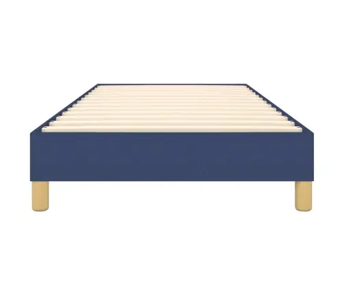 Lovos Rėmas Su Spyruoklėmis, Mėlynas, 80X200 cm Audinys