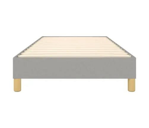 Gultas Rāmis Bez Matrača, Gaiši Pelēks, 90X200 Cm, Audums Vidaxl