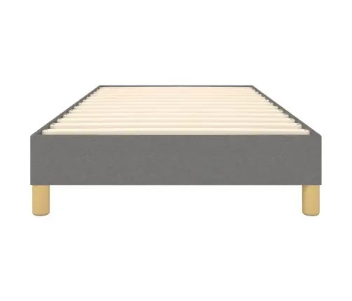 Gultas Rāmis Bez Matrača, Tumši Pelēks, 100X200 Cm, Audums Vidaxl