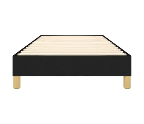 Gultas Rāmis Bez Matrača, Melns, 100X200 Cm, Audums Vidaxl