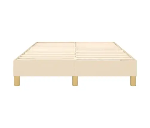 Lovos Rėmas Su Spyruoklėmis, Kreminės Spalvos, 120X200cm Audinys