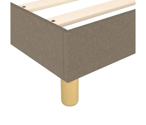 Gulta Bez Matrača, Pelēkbrūns, 140X190 Cm, Audums Vidaxl Gulta Bez Matrača, Pelēkbrūns, 140X190 Cm, Audums Vidaxl