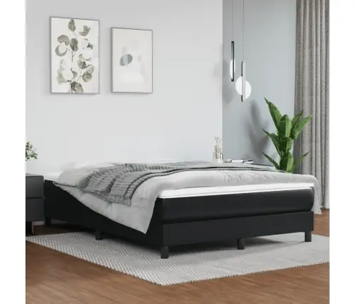 Vedrumadratsi Voodiraam, Must, 140X190 cm Kunstnahk