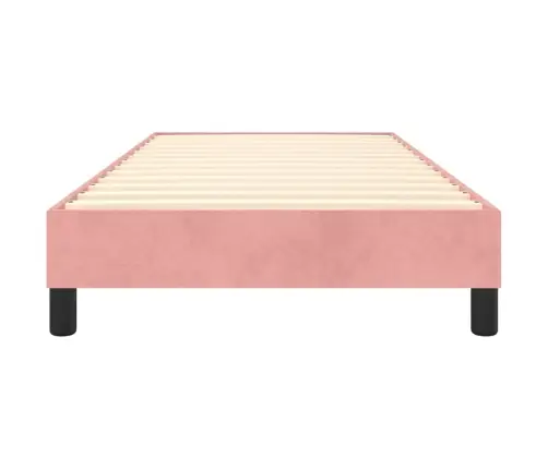 Vedrumadratsi Voodiraam, Roosa, 90X190 cm Samet