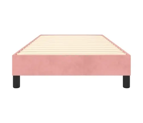 Vedrumadratsi Voodiraam, Roosa, 90X200 cm Samet