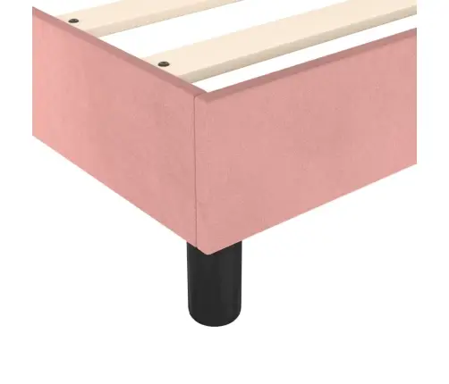 Vedrumadratsi Voodiraam, Roosa, 90X200 cm Samet