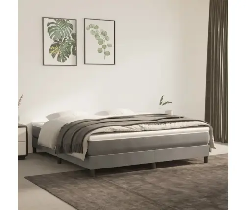 Vedrumadratsi Voodiraam, Helehall, 180X200 cm Samet