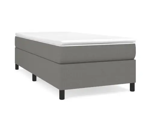 Gultas Rāmis Bez Matrača, Tumši Pelēks, 80X200 Cm, Audums Vidaxl