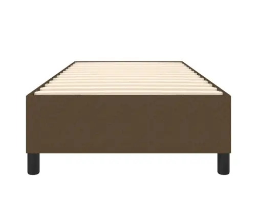 Lovos Rėmas Su Spyruoklėmis, Tamsiai Rudas, 80X200cm Audinys