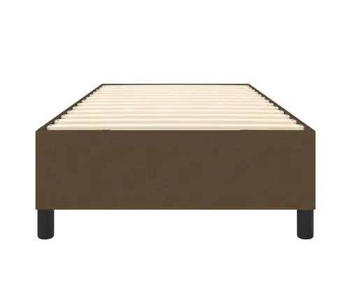 Vedrumadratsi Voodiraam Tumepruun 90X190 Cm Kangas