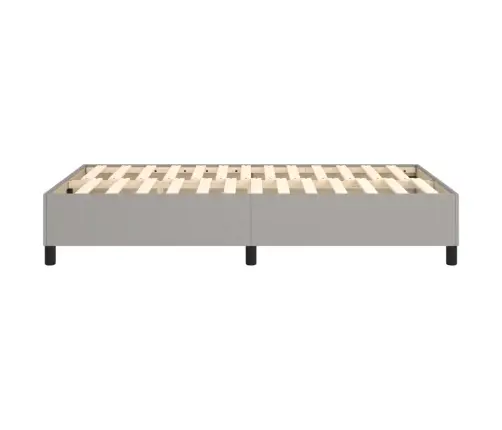 Lovos Rėmas Su Spyruoklėmis, Šviesiai Pilkas, 120X200cm Audinys