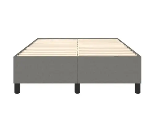 Lovos Rėmas Su Spyruoklėmis, Tamsiai Pilkas, 120X200cm Audinys