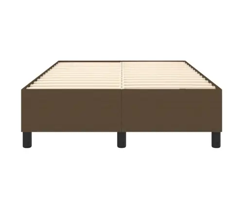 Vedrumadratsi Voodiraam Tumepruun 120X200 Cm Kangas