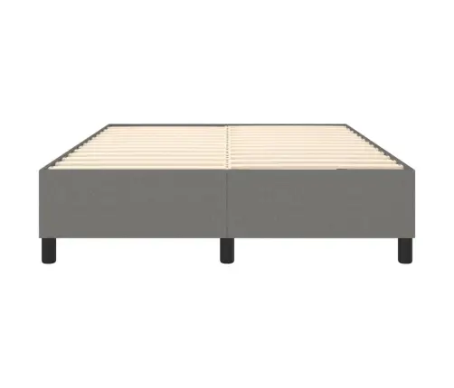 Lovos Rėmas Su Spyruoklėmis, Tamsiai Pilkas, 140X200cm Audinys