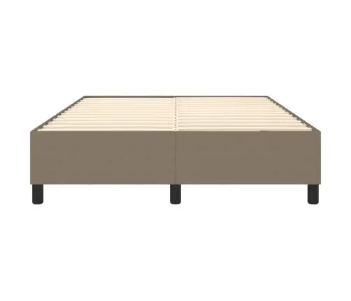Lovos Rėmas Su Spyruoklėmis, Taupe Spalvos, 140X200cm Audinys