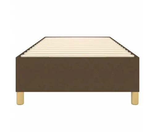 Lovos Rėmas Su Spyruoklėmis, Tamsiai Rudas, 80X200cm Audinys