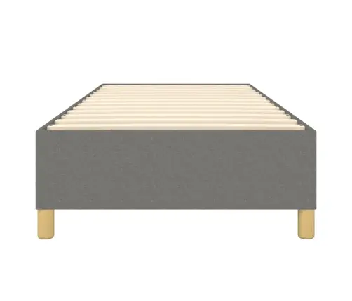 Gultas Rāmis Bez Matrača, Tumši Pelēks, 90X190 Cm, Audums Vidaxl