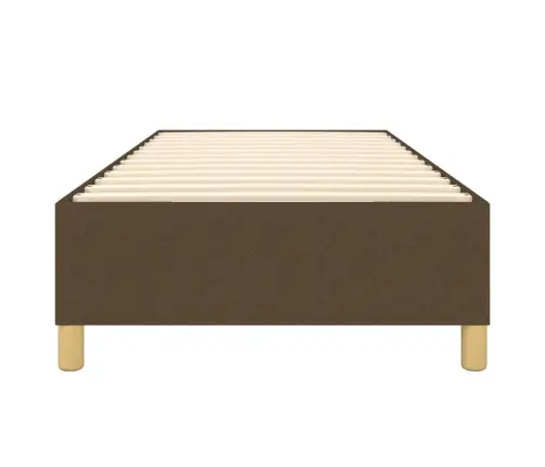 Vedrumadratsi Voodiraam Tumepruun 90X190 Cm Kangas