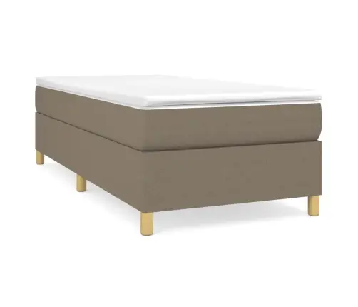 Lovos Rėmas Su Spyruoklėmis, Taupe, 90X200 cm Audinys