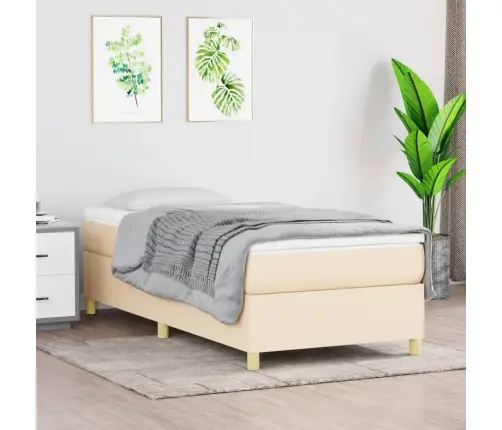 Vedrumadratsi Voodiraam , Kreemjas, 90X200cm Kangas