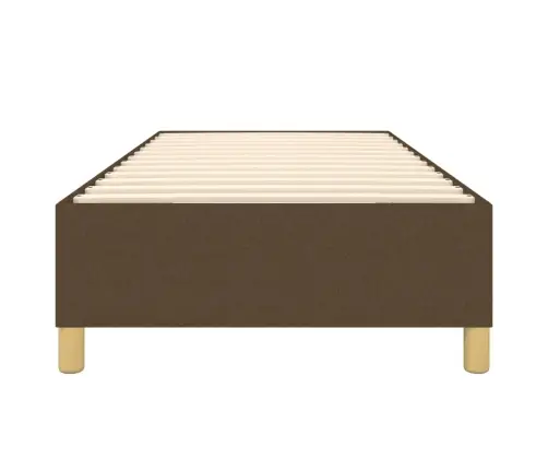 Lovos Rėmas Su Spyruoklėmis, Tamsiai Rudas, 100X200cm Audinys