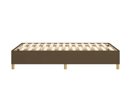 Vedrumadratsi Voodiraam Tumepruun 120X200 Cm Kangas