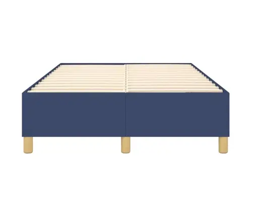 Lovos Rėmas Su Spyruoklėmis, Mėlynos Spalvos, 120X200 cm Audinys