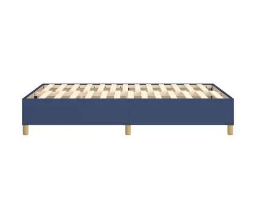 Lovos Rėmas Su Spyruoklėmis, Mėlynos Spalvos, 120X200 cm Audinys