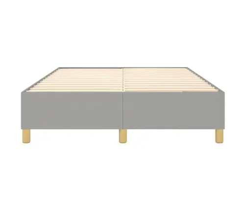 Lovos Rėmas Su Spyruoklėmis, Šviesiai Pilkas, 140X190cm Audinys