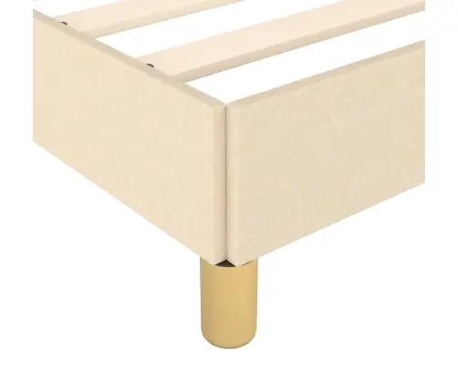 Lovos Rėmas Su Spyruoklėmis, Kreminės Spalvos, 180X200cm Audinys